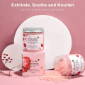 Add to Compareshareoem Wholesale Natural Strawberry Body Scrub Pink Body Exfoliator Scrub Deep Cleansing Facial Body Scrub
